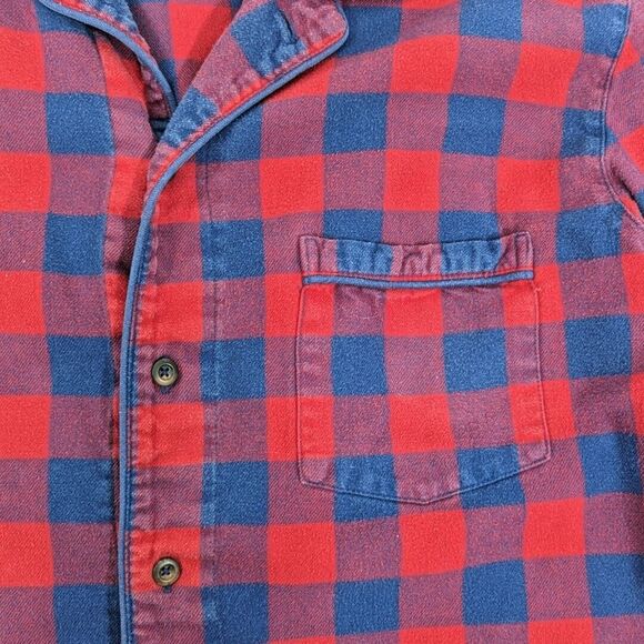 Boden M Checkered Button Front Pajamas Top - Picture 3 of 6